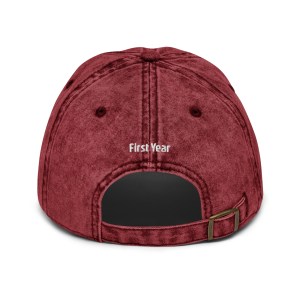 First Year - 4th Edition - Red Vintage Cap